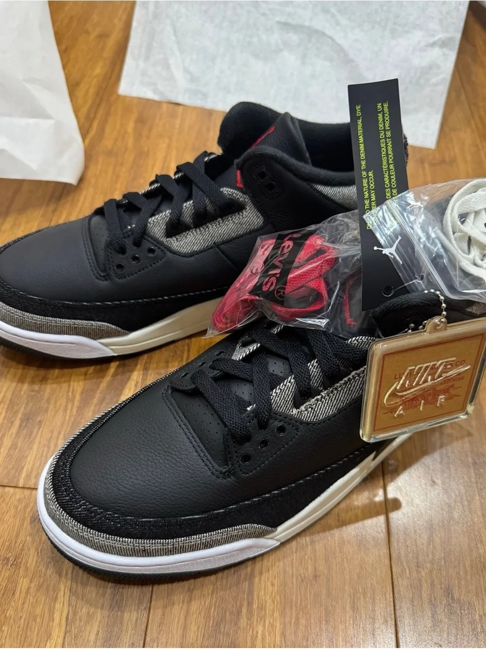 Air Jordan 3 x Levi’s  “Black and White”